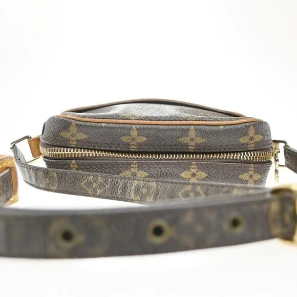 LOUIS VUITTON Danube Shoulder Bag Monogram Leather Brown France M45266 32MA300 - Picture 5 of 15